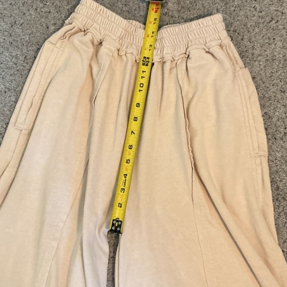 Oli & Hali Star Wide Leg Pants ~ Cream & Brown - Picture 5 of 9